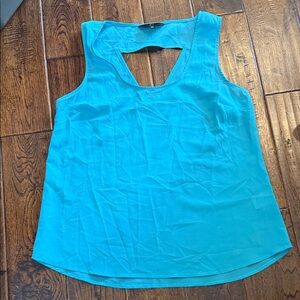 Chic Turquoise Sleeveless Tank Top